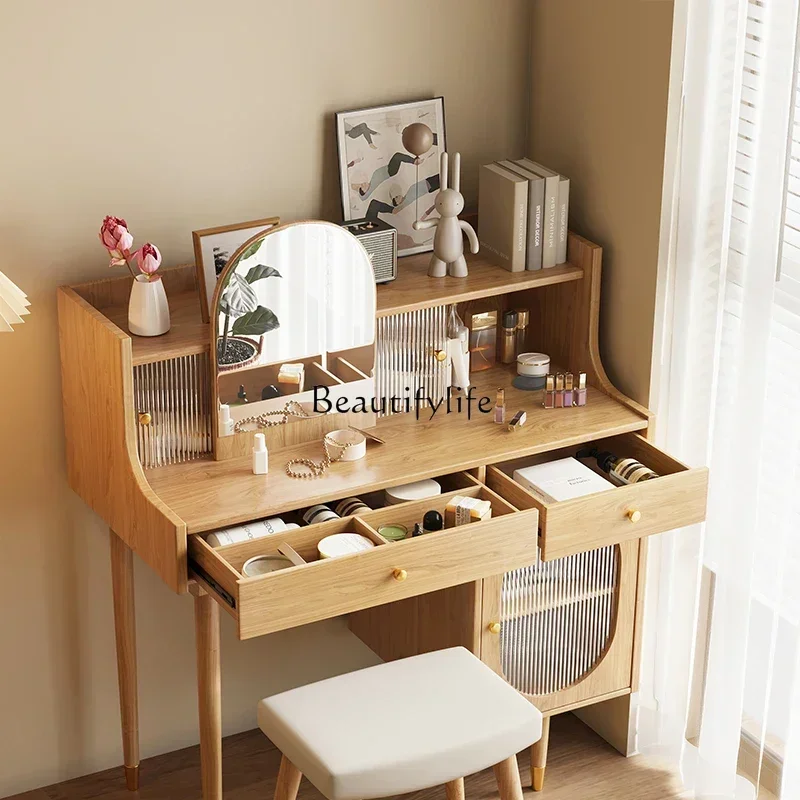 FG10*dresser bedroom simple small apartment storage chest makeup mirror makeup table integrated