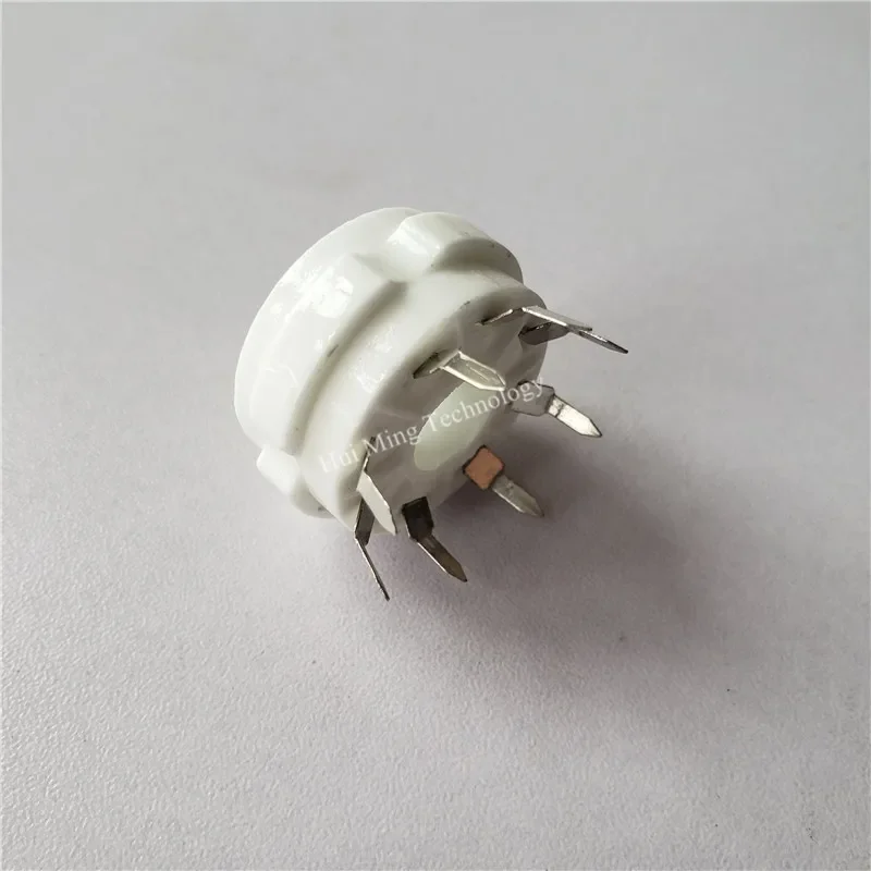 Ceramic Tube Socket 8 Pin Electrical Sockets Connectors GZC8-Y-2 Seat Tube Holder For KT66 KT88 EL34 6SN7 6L6 6V6 HIFI Amplifier