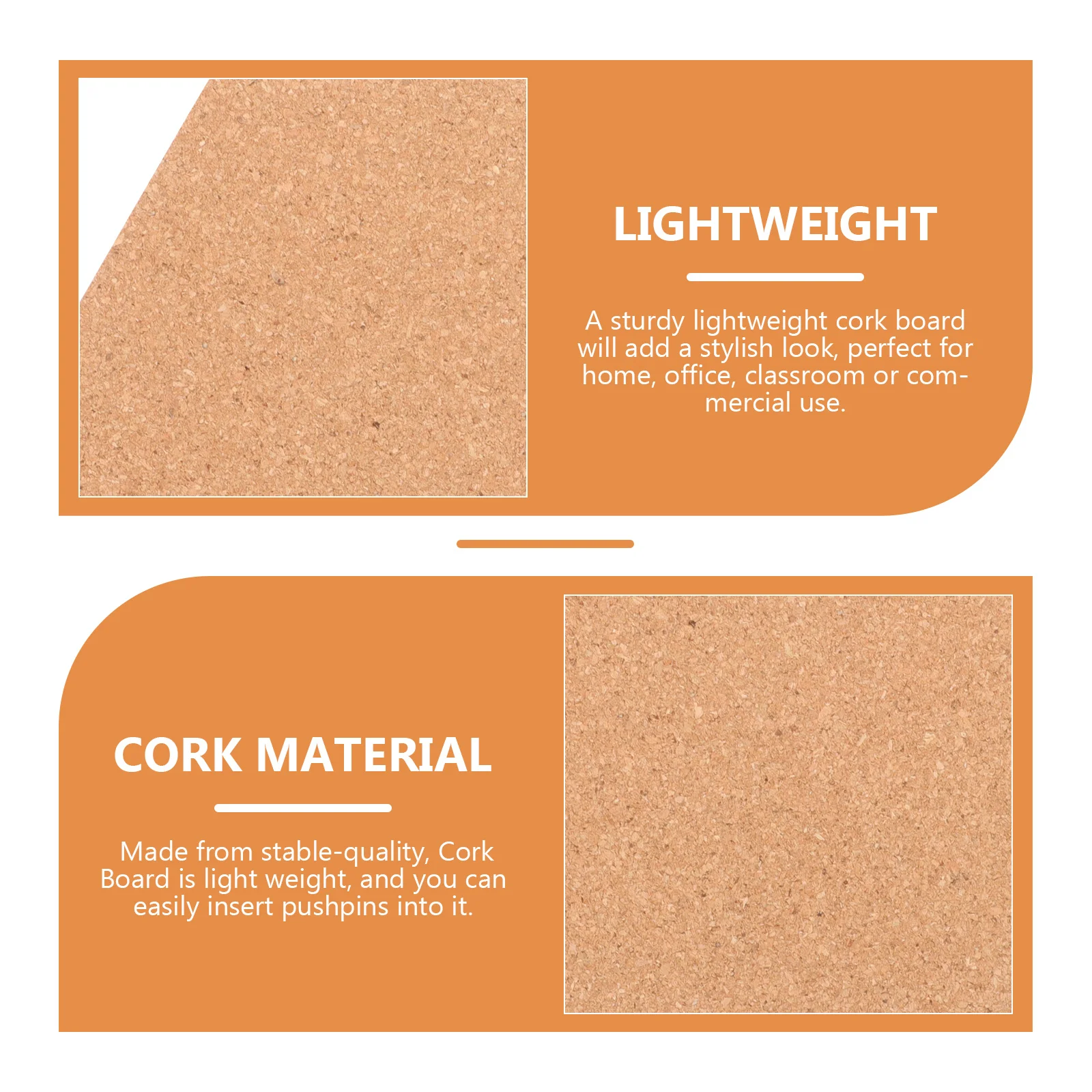 1Set Hexagon Cork Board Artistic Installation for Home Office Classroom Commercial Use Cork Board Announcement Message Boards