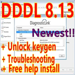 Newest 2021 Detroit Diesel Diagnostic DDDL 8.13 Troubleshooting Data DDEC Report + install video +unlocked keygen+ free install