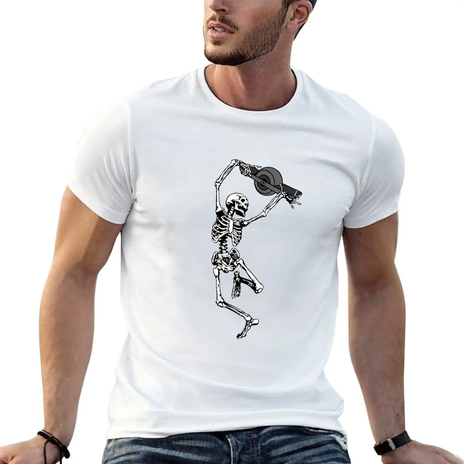 

funny skeleton holding a onewheel - one wheel T-Shirt t shirts for man graphic tees funny t shirts cotton T-Shirt