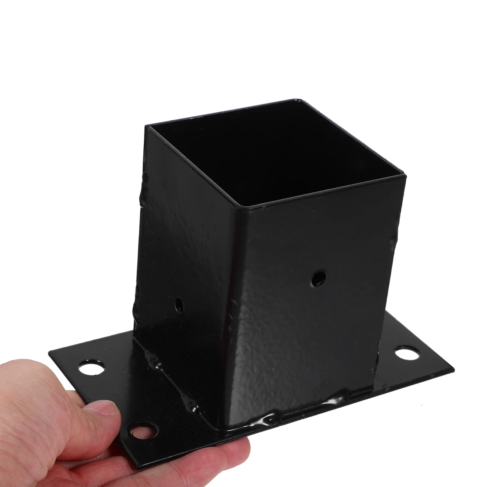 

Heavy Duty Mailbox Cover Post Base Protector Deck Railing Bracket Replacement Square Base For Fence Wooden Mailbox Leveling Feet