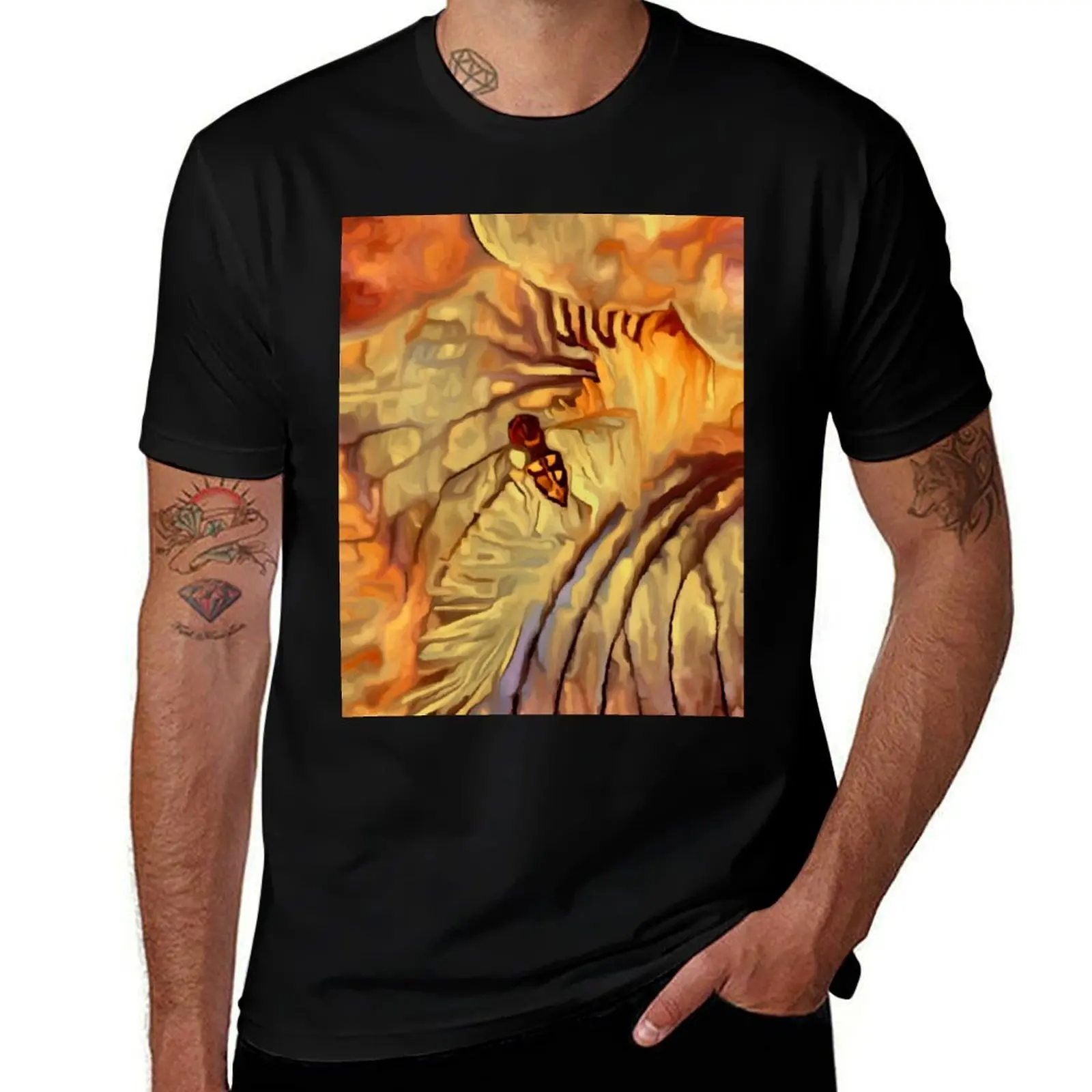 

Little Bee 7 T-Shirt graphic t shirts Blouse vintage men tshirt