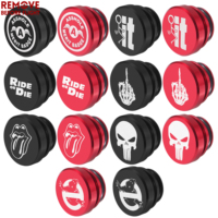 1 PC Universal 12V Car Cigarette Lighter Button Cover Accessories No Smoking Ride or Die Funny Button Car Cigarette Lighter Plug