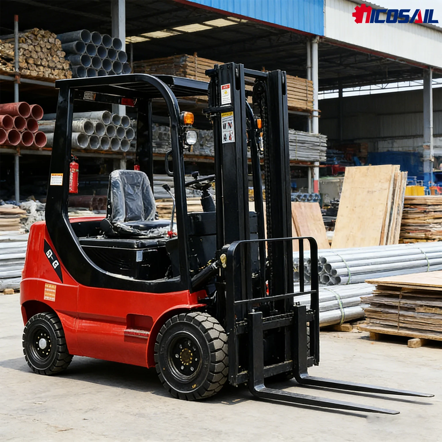 

2 Ton Electric Forklift CE Certified Battery Powered Small Forklift