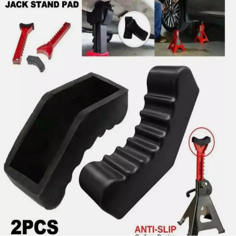 New Car Slotted Lift Jack Stand Rubber Pad Floor Adapter Rail Grip Repair Pads 6ton Pinch Lifting Universal Tools Frame Safety