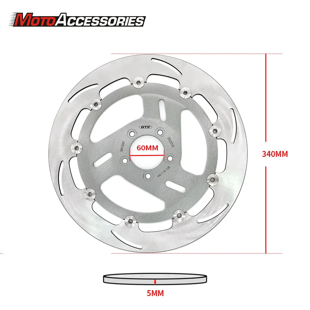 For Buell M2 Cyclone 1994 1999 Buell S1 Lightning 1994 1999 Brake Disc Rotor Floating Front MTX Motorcycle Street Bike Braking