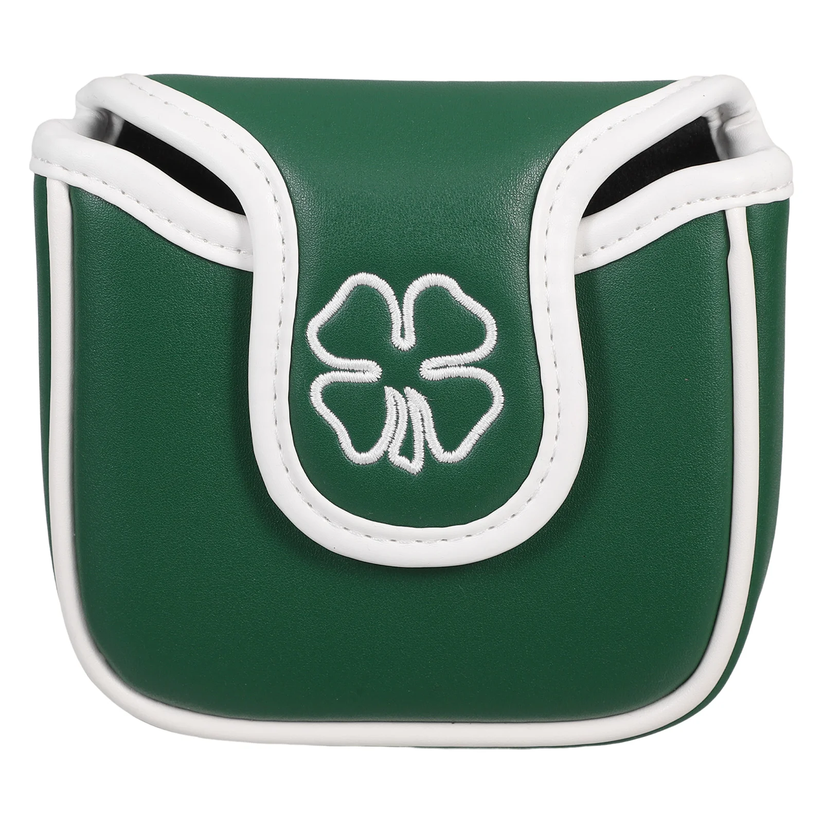 Golf Ball Putter Cover Square 1pcs (light Green Four-leaf ) Golfs Club Supplies Protector Protective Case