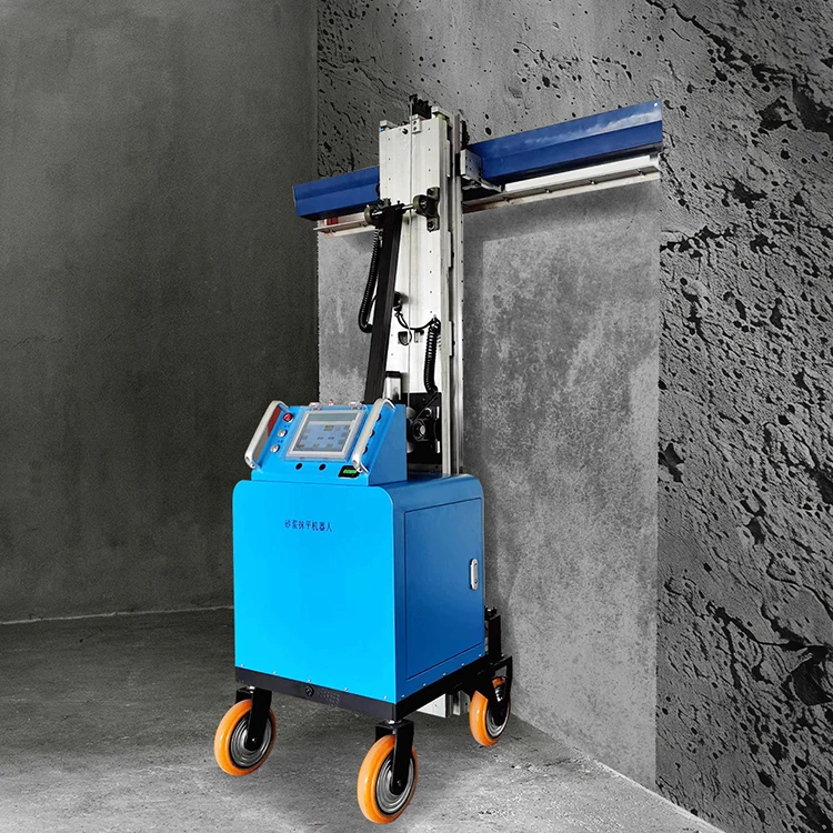 Customized Fully Automatic Multifunctional Exterior Wall Fire Retardant Coating Standard Rod Plastering Machine For Engineering
