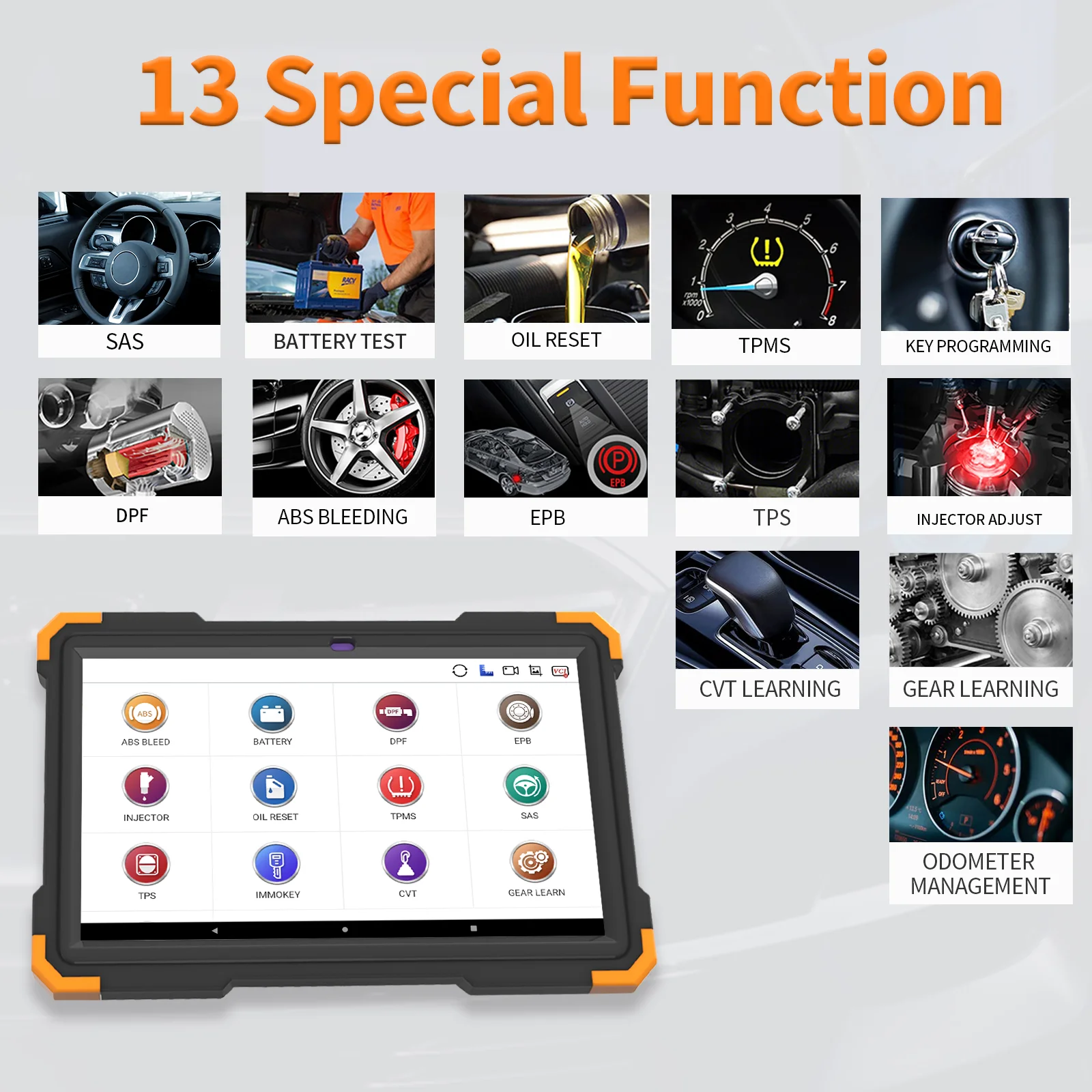 Humzor nexzsys ns366s Voll system obd2 Scanner 17 Reset-Dienste Ecu Key Programmierer Auto Auto Diagnose-Tools