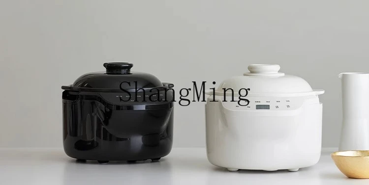 ZYY جهاز طهي الأرز 0 طلاء 1-4 أشخاص جهاز طبخ الأرز المنزلي بالضغط الصغير من السيراميك الحقيقي 3 لتر #5