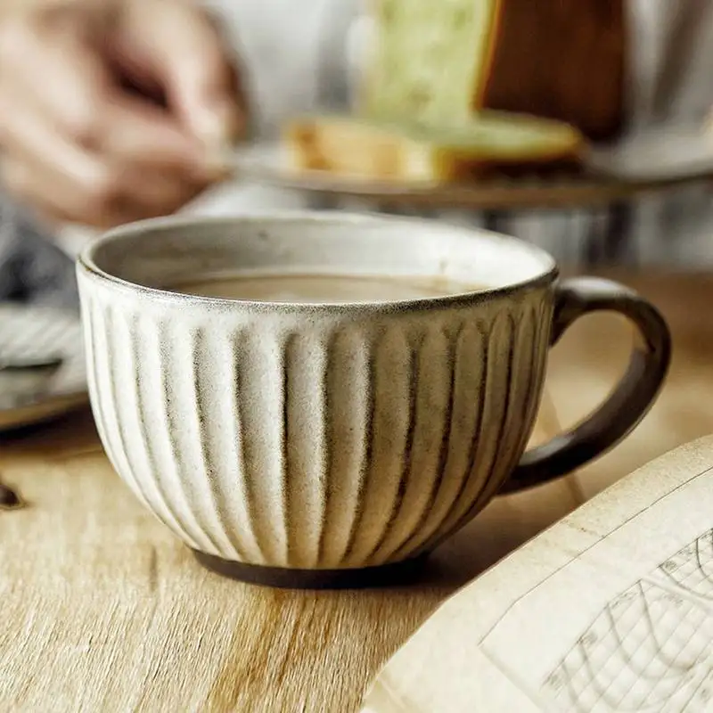 

Classical Large Diameter Ceramics Mugs with Spoon coffee mug Milk Tea office Cups Drinkware the Best birthday Gift for friends