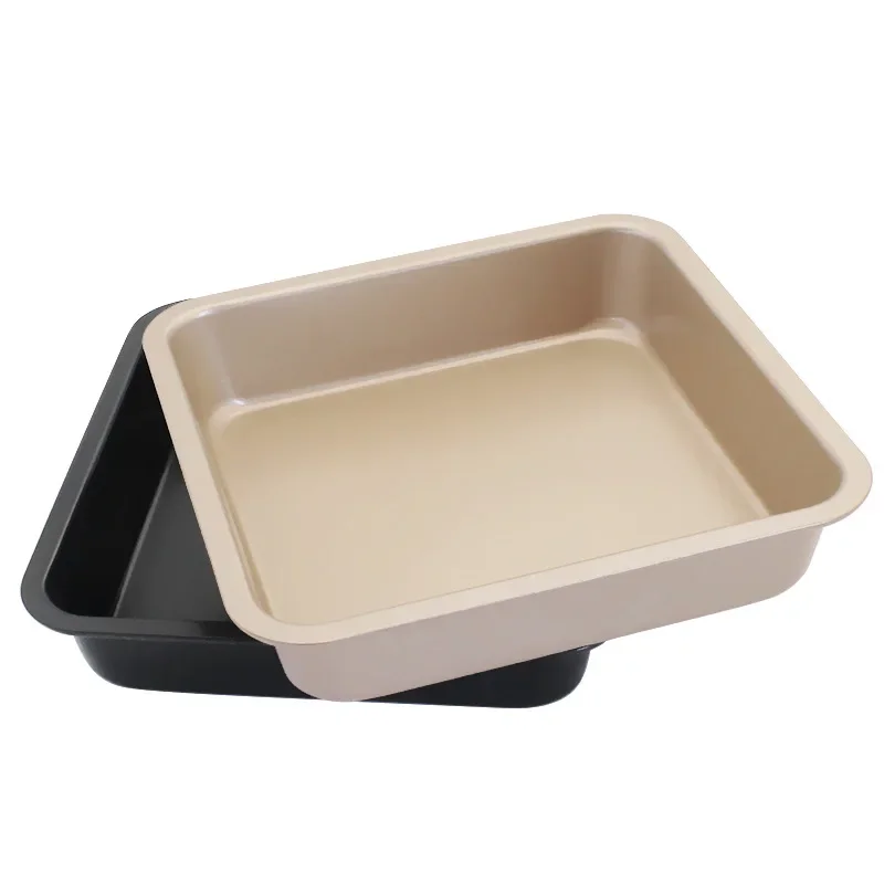 9inch  Non Stick Square Cake Pan Cheese Cookie Bread Pizza Baking Tray Bakeware Tool  Rectangle Cake Pans