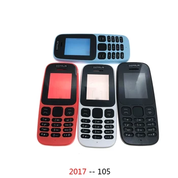 Telefoon Behuizing Cover Voor Nokia 2019 105 2017 105 case Toetsenbord Terug Batterij 105 Mobiele Telefoon Case Dual card versie