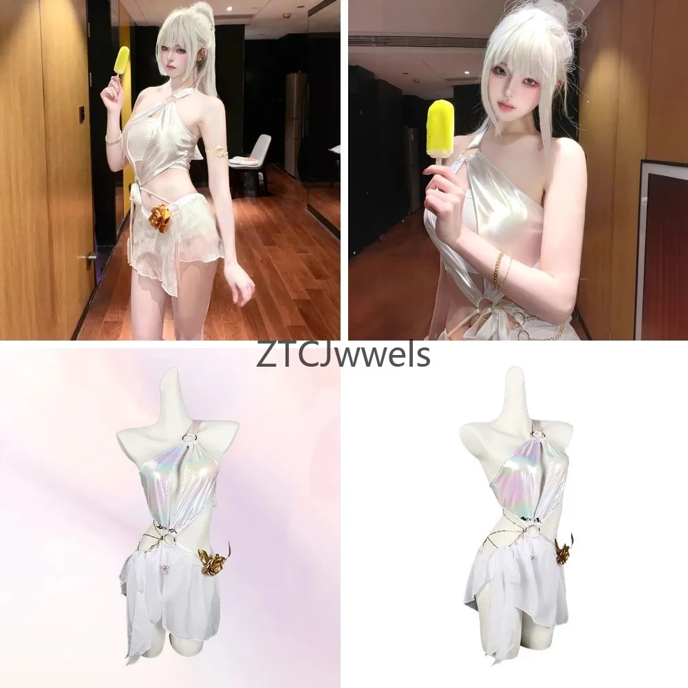 

Anime Game Cosplay Swimsuit Set Summer Beach Hot Spring Party Role Play Costume