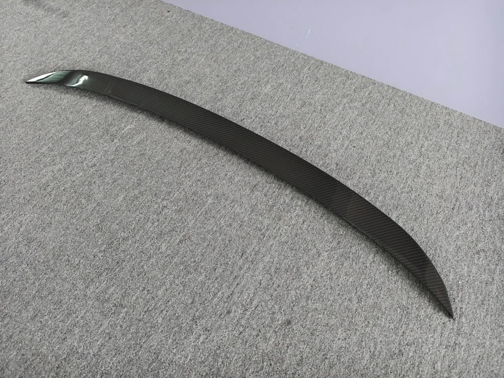 T-style Dry Carbon Fiber Rear Spoiler with Pressure Wings, Trunk Spoiler Suitable for Porsche 992 Carrera S