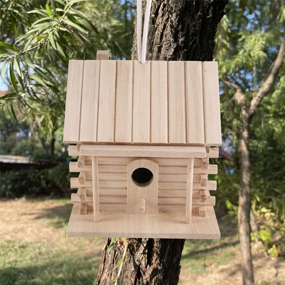 

AD04-Popular Bird House Wall-Mounted Wooden Nest Dox Nest House Bird House Bird Box Wooden Box Cage Decoration Garden Ornament