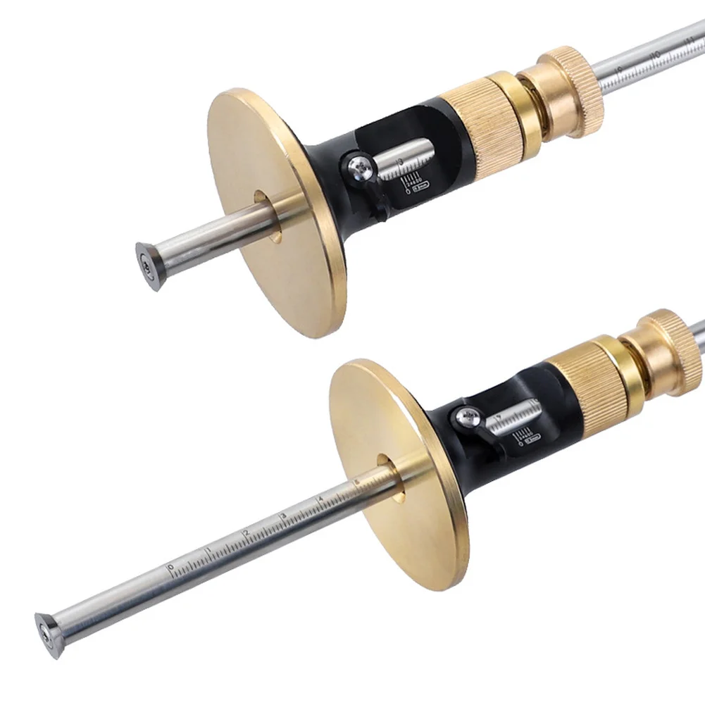 Fine Tuning Scribe for Woodworkers with Stainless Steel Scale Rod 0.2mm Adjustment and Resistant Metal Construction