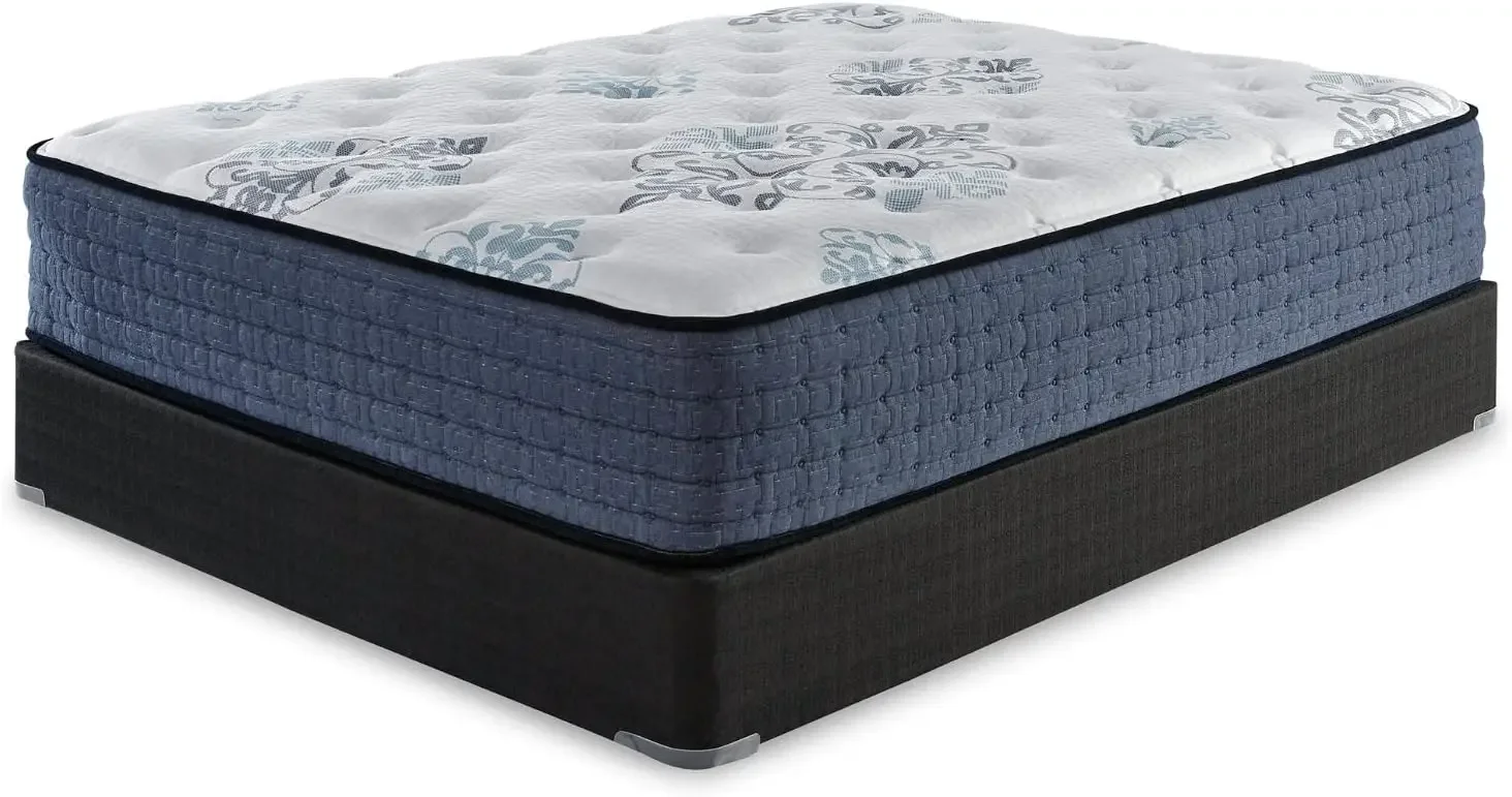 King Size Mt Dana 16 Inch Plush Eurotop Hybrid Mattress with Gel Memory Foam for Lumbar Support