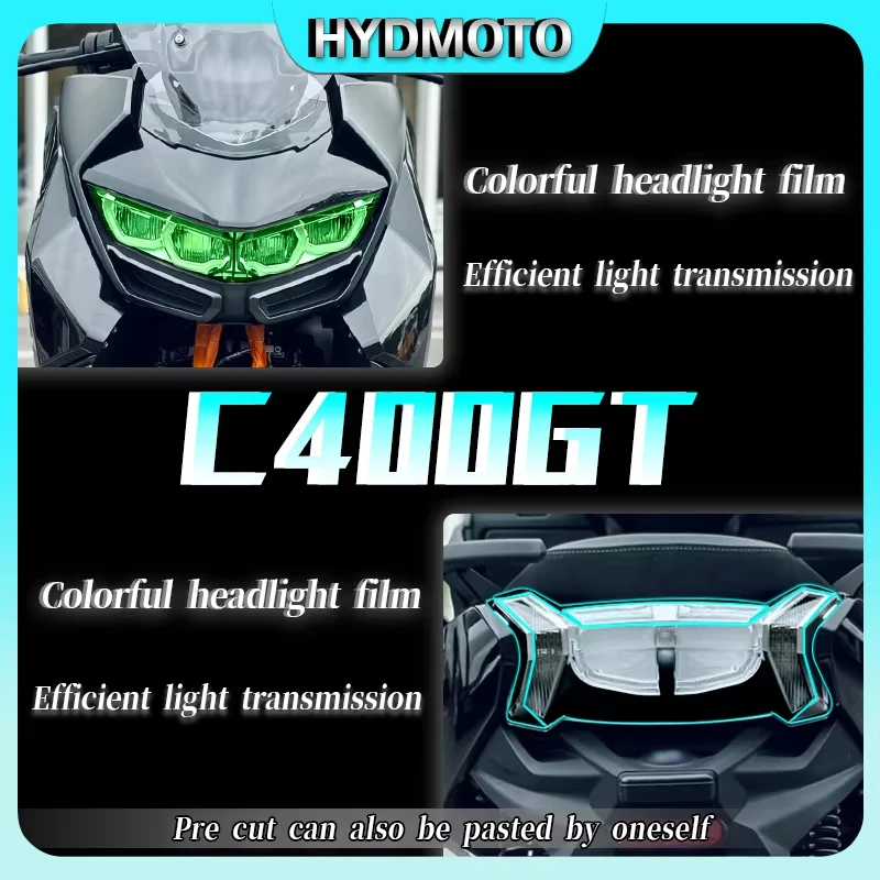 For BMW C400GT 2025 Change color headlights tail light film instrument film protective film decorative modification accessories