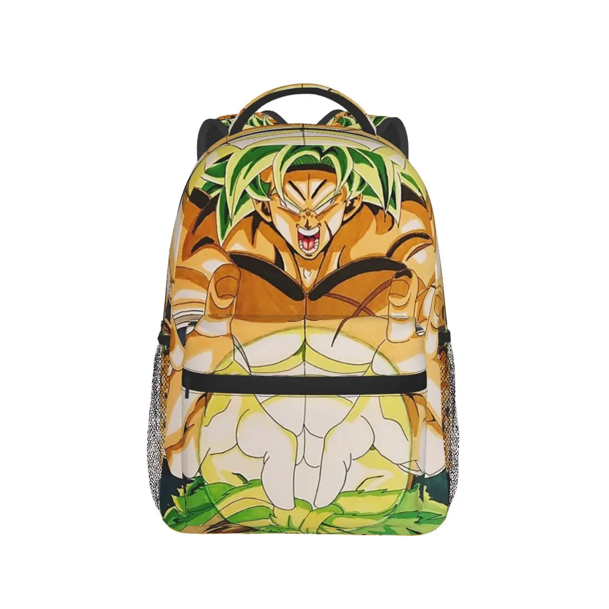 Broly-Sacs à dos pour garçons et filles, cartable pour enfants, sacs d'école, sac à dos pour ordinateur portable de dessin animé, sac initié, grande capacité