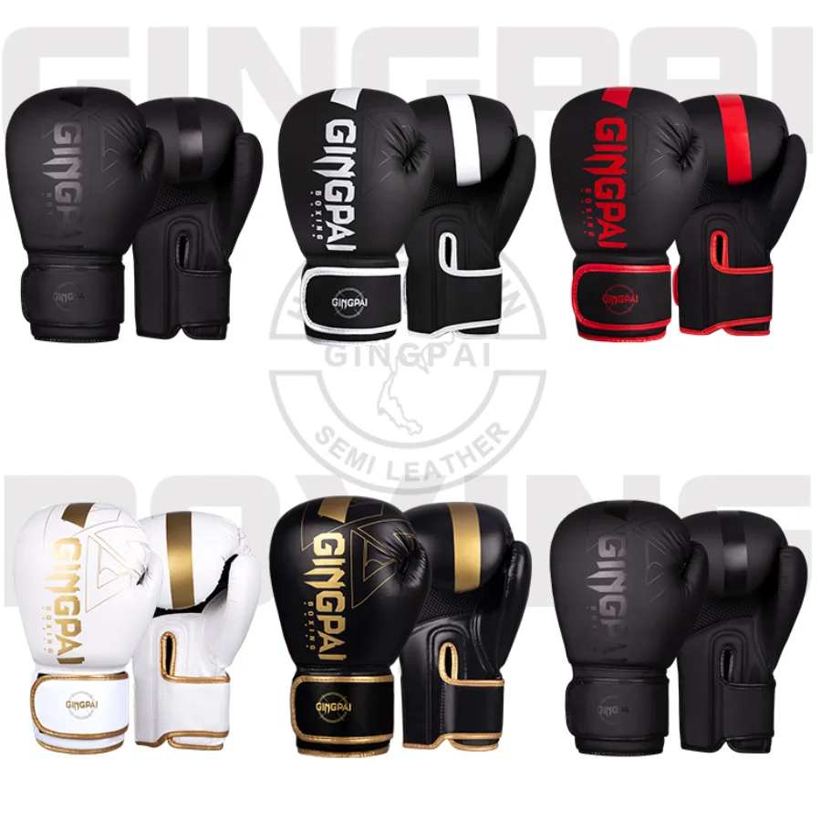 Boxing Gloves Adult Professional Ultimate Fighting Sanda Training Fist Set Male and Female MMA Muay Thai Children's Fist Set