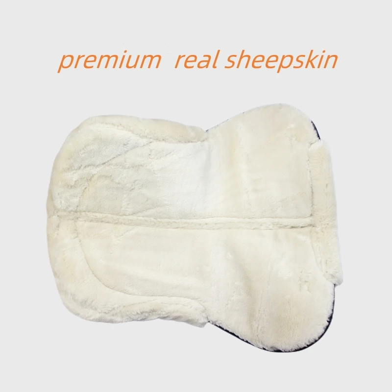 Custom made high density western shearling fur merino wool saddles pads sheepskin horse saddle pad