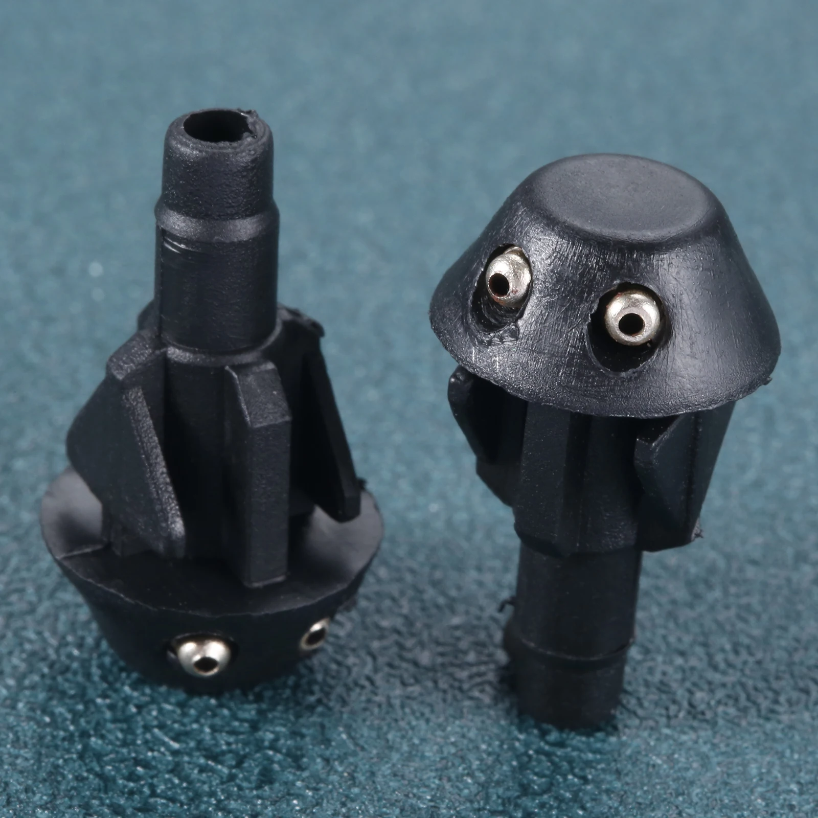Limpiaparabrisas delantero de plástico para coche, boquilla de chorro de agua pulverizada para Peugeot 106, 205, 206, 306, 506, negro, 10 piezas