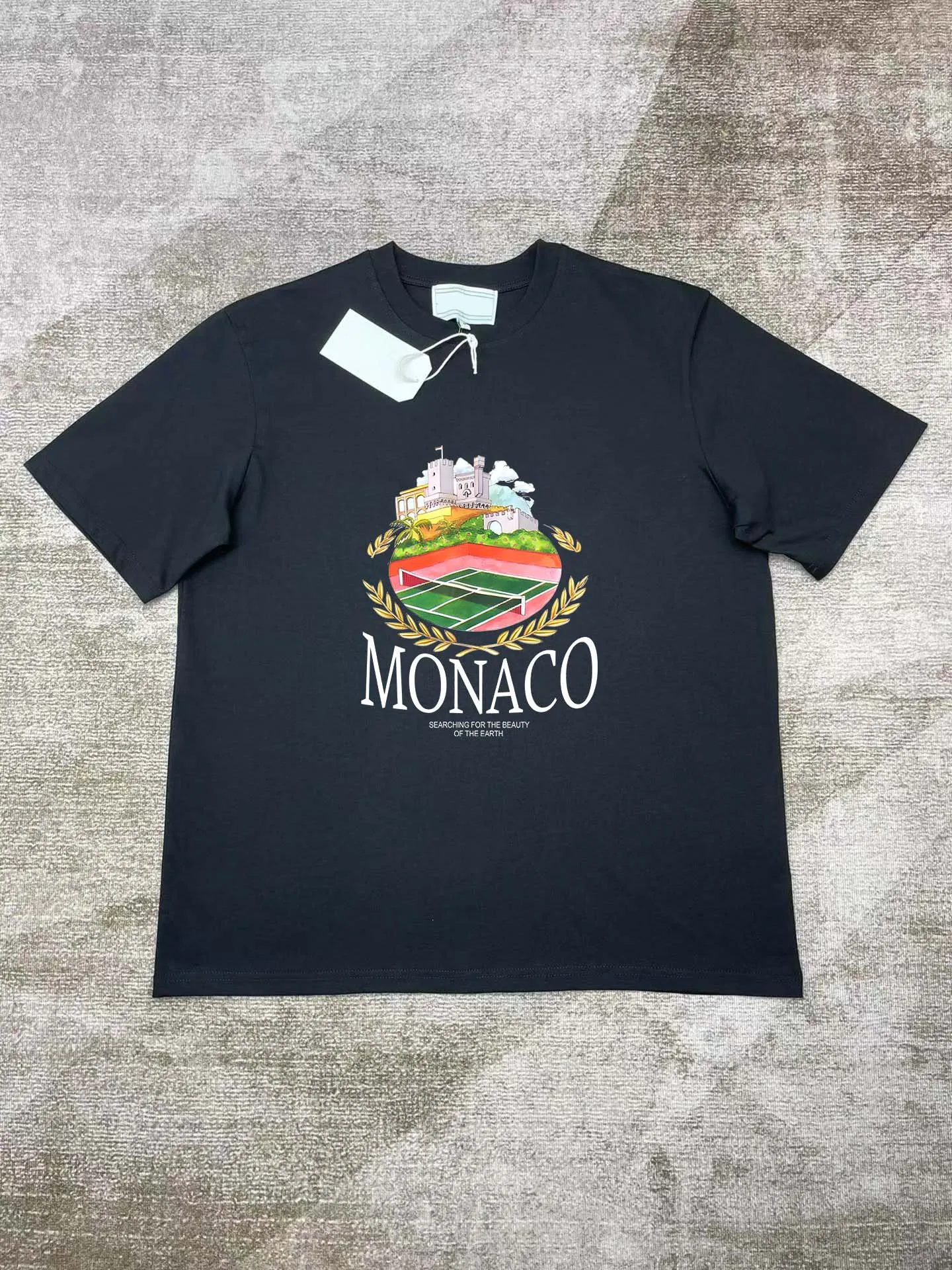 

2025ss Casinoblank Netball Castle Printed Women Men T shirts tees Hiphop Oversized Men Casual Cotton T shirt