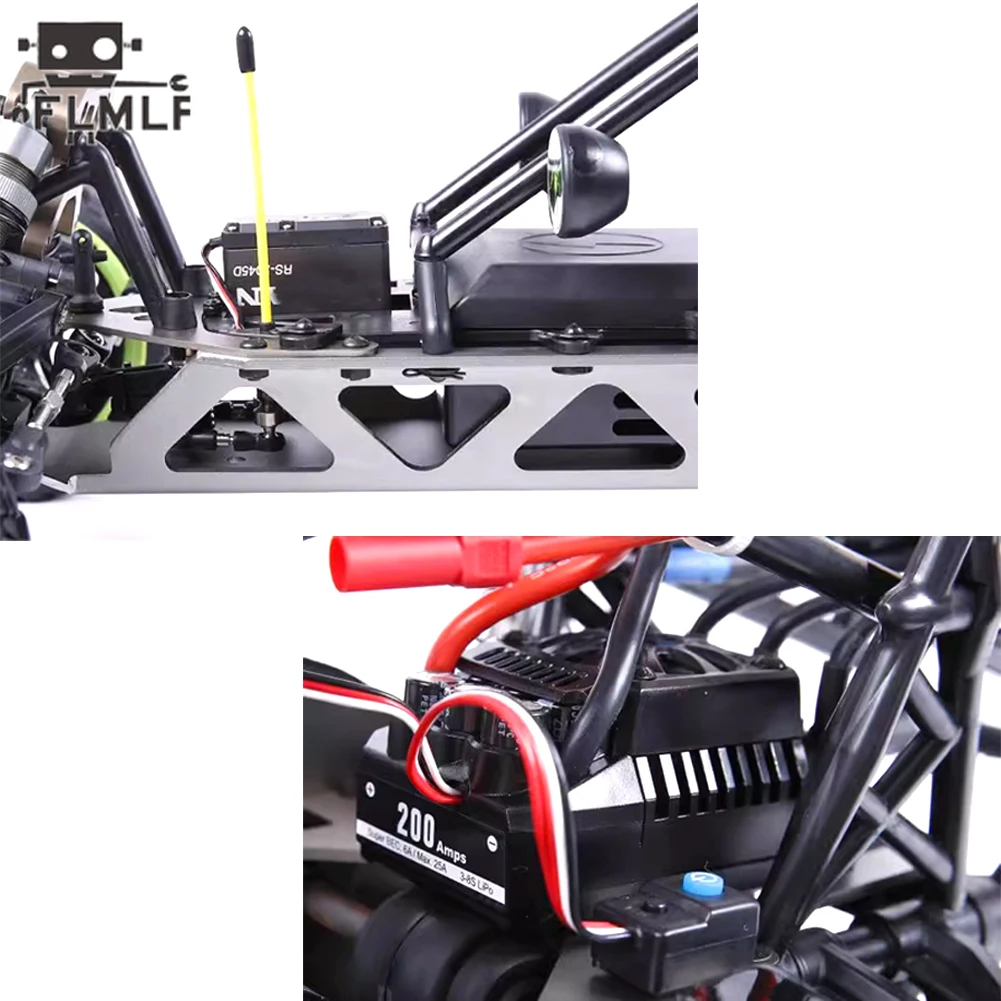 オイルから電動ブラシレス変換キット 1/5 HPI ROVAN ROFUN KM GTB E-BAJA 5b パーツ用