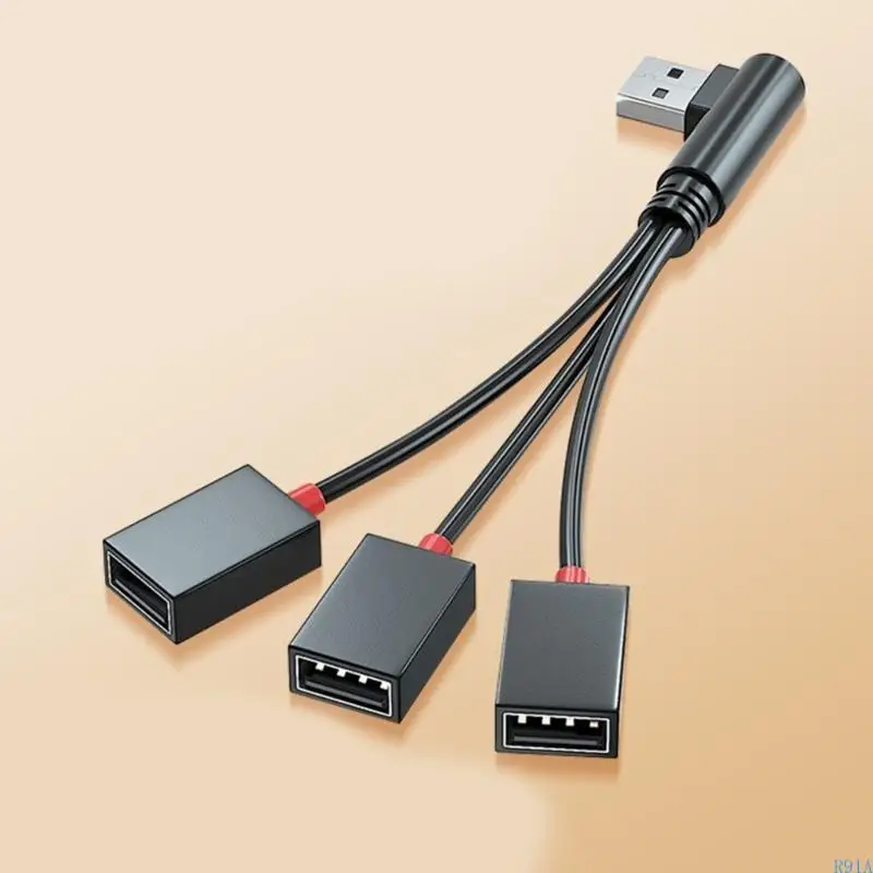R91A USB 2.0 -Adapter 1 bis 3 USB -Splitter -Erweiterungskabel USB -Multiport für