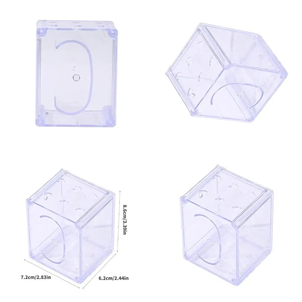 Versatile Watch Storage Box with Clear View Transparent Wristwatch