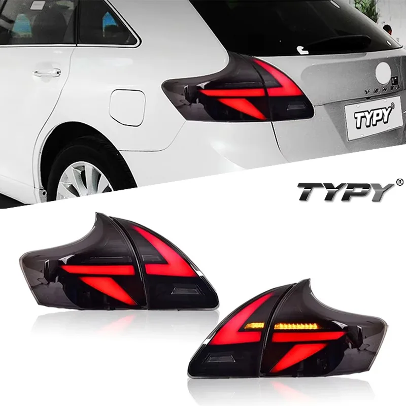 

TYPY автомобильные задние фонари для Toyota Venza светодиодные автомобильные задние фонари дневные ходовые огни динамические указатели поворота 2009-2013