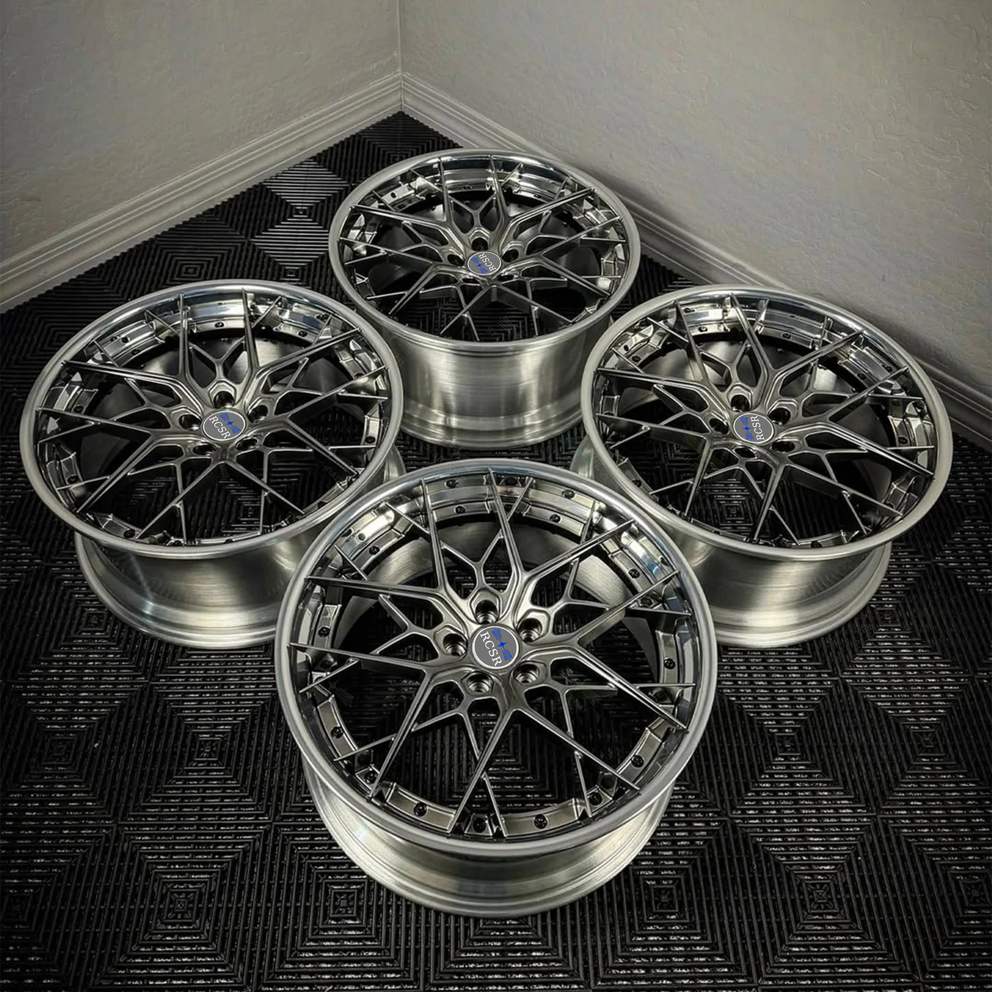 

RCSR 17 18 19 20 21 22 Кованые автомобильные колеса из алюминиевого сплава на заказ, 2 предмета, 5x120, 5x112, диски