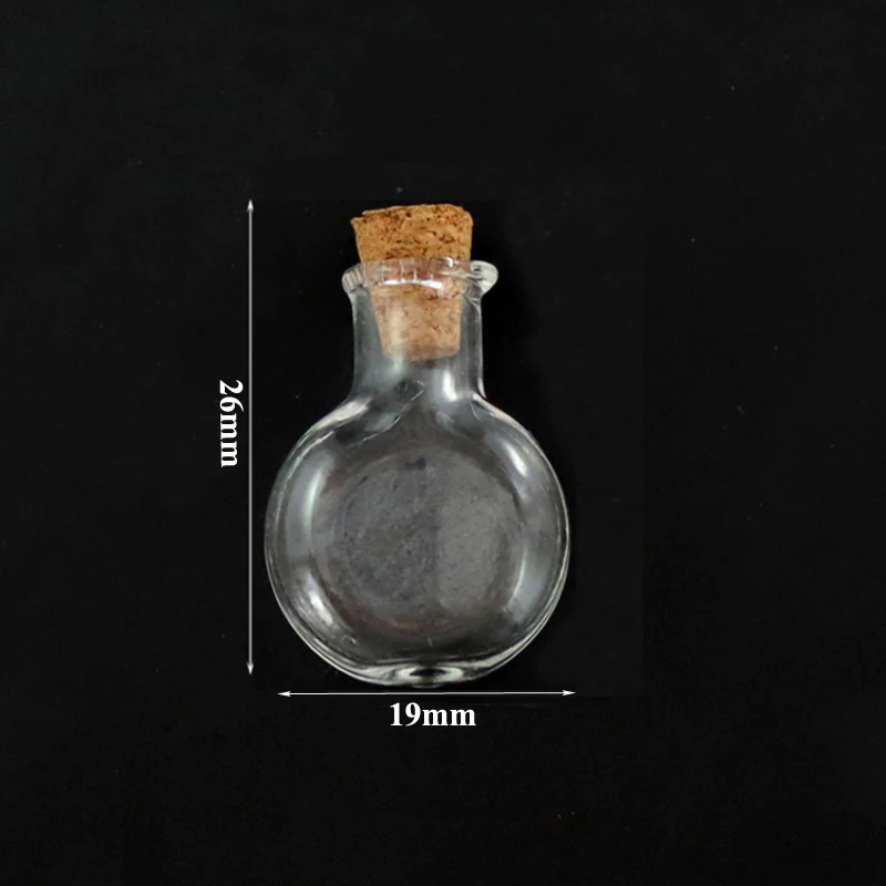 5-10 stücke Glas Mini Wishing Flasche Kork Flaschen Leere Probe Gläser Hause Dekoration DIY Schmuck Anhänger Kork Stopper lagerung Fläschchen – Detail 9
