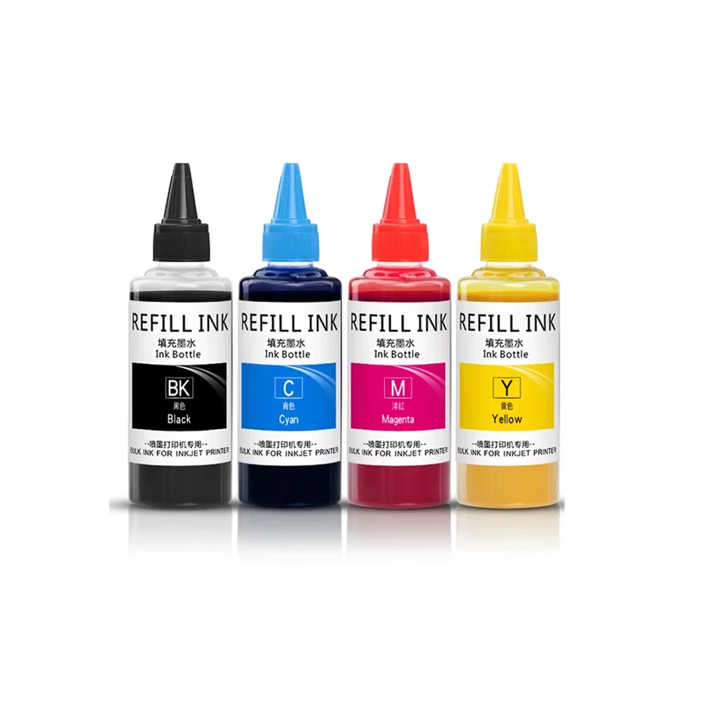 100ML/Bottle Pigment Ink Refill Ink For Canon PGI-2100/2200/2300/2400/2500/2600/2700/2800XL  PGI-1100/1200/1300/1400/1500/1600XL