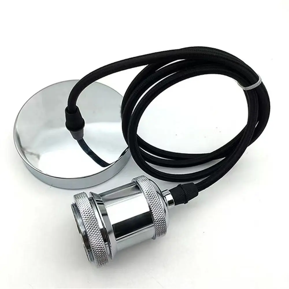 

Vintage Incandescent Light E27 Socket Hanging Rose Lamp Fitting Home Decoration Ceiling Light Bulb Holder Pendant Light