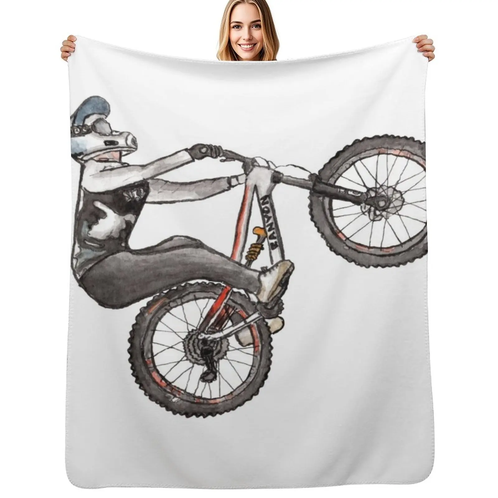 Fabio Wibmer Backflip Throw Blanket Kid'S Thermals For Travel Travel Extra Large Throw Baby Flannel Blankets