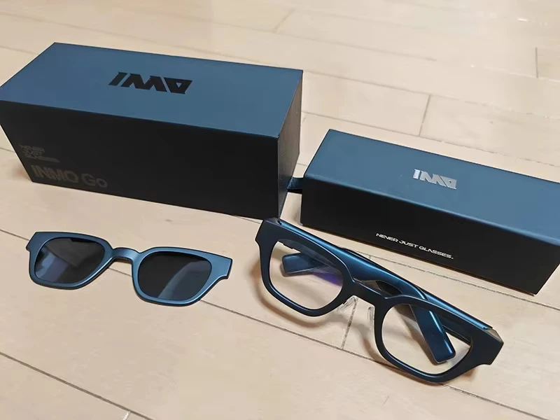 Neue INMO Go Smart AR-Brille, kabelloser KI-Assistent, barrierefreier Anruf/Übersetzung/Prompter/Navigation/Bluetooth-Lautsprecher auf Lager