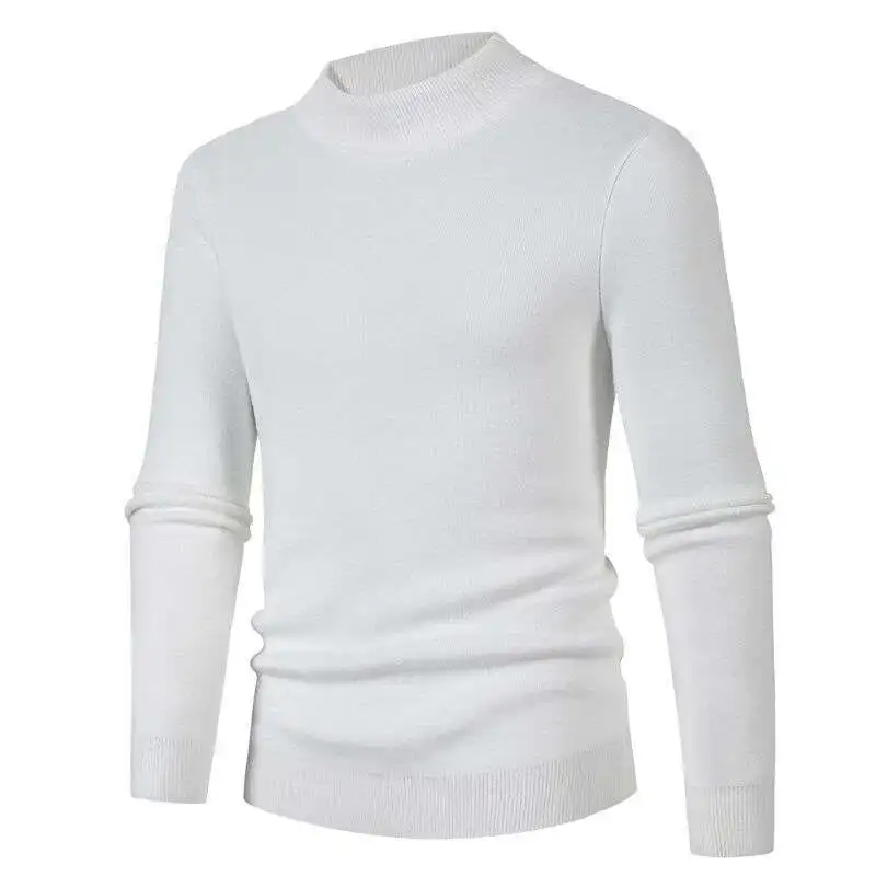 

Мужской однотонный свитер High Ne Base irt, повседневный универсальный вязаный топ, осень-зима, модный, удобный крой, длинный слэ...