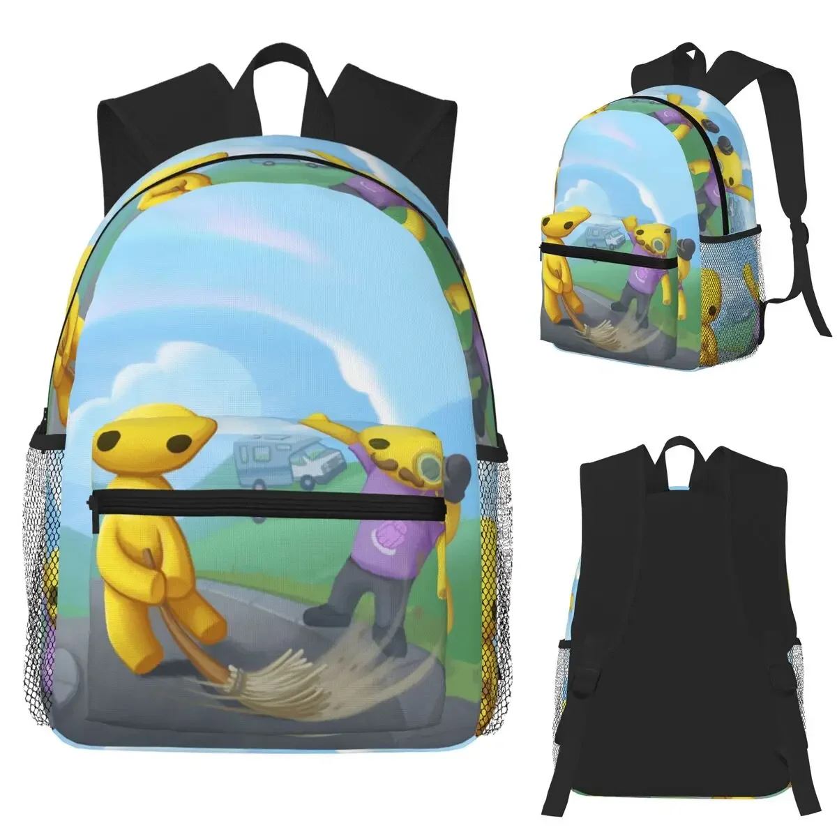

Wobbly Life Gaming Funny Student Backpack School Bag Hiking Travel Daypack for Boys Girls Fashion Bookbag Shoulder Bags