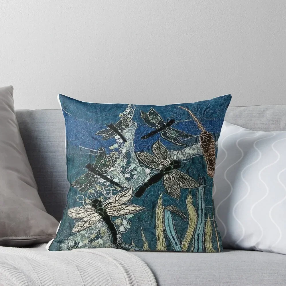 

Midnight on the Water, Textile Art Throw Pillow Luxury Cushion Cover Cusions Cover Cushions Cover christmas pillowcases pillow