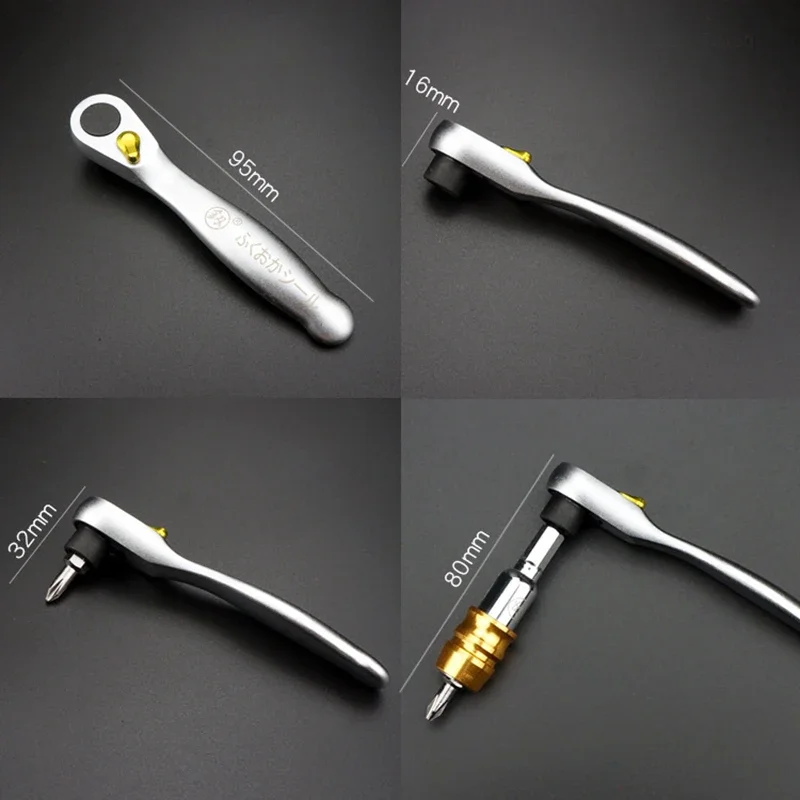 Imagem -06 - Xiaomi-mini Ratchet Wrench Chave de Fenda Bit Grupo Multifuncional em Forma Especial Entalhado Phillips Reparação Ferramenta Elétrica