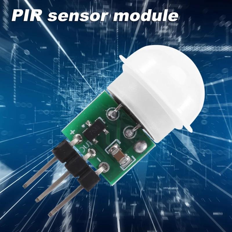 Sensor de movimiento PIR para exteriores, Mini Sensor piroeléctrico infrarrojo PIR humano, Cuerpo del módulo, AM312, paquete de 5