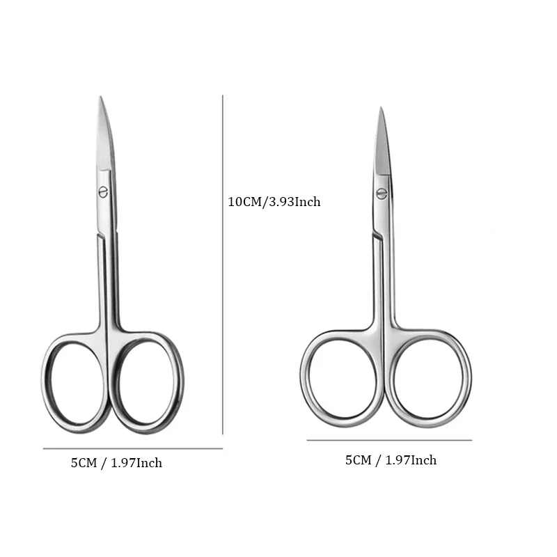 10cm/11,5cm/13cm/14cm/16cm Tierärztliche Medizinische Edelstahl-Operationsscheren Gerade Gebogene Spitze Haarschneidescheren – Detail 5