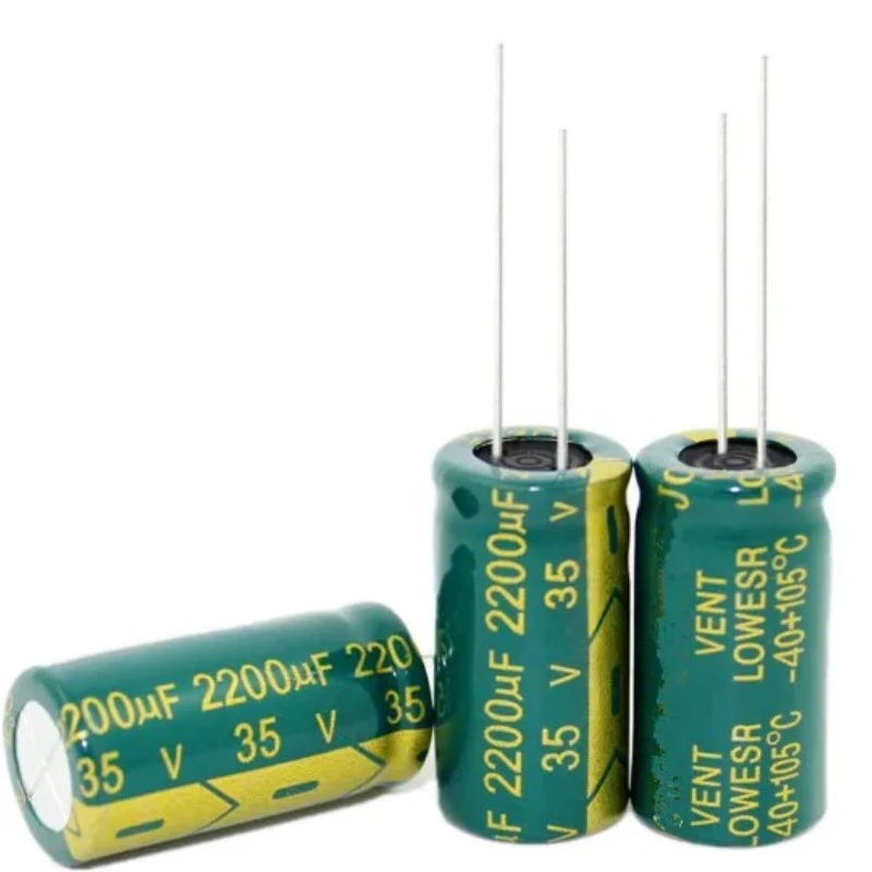 500PCS New origina 25V 35V 100V 50V 63V 16V 450V 400V 2200UF 470UF 3300UF 1000UF 4700UF 47UF 22UF  High frequency low resistance