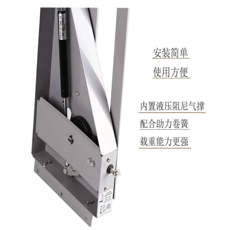 소프트 클로즈 댐핑 기능이 있는 풀다운 캐비닛 바스켓 시스템, 상부 주방 수납용 접이식 향신료 및 식료품 정리함