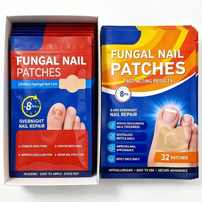 Toenail Fungus Patch Nonwovens Nail Repair Patches Nail Ingrown Correction Sticker Hydrogel Nail Patches Nail Foot Care Tools