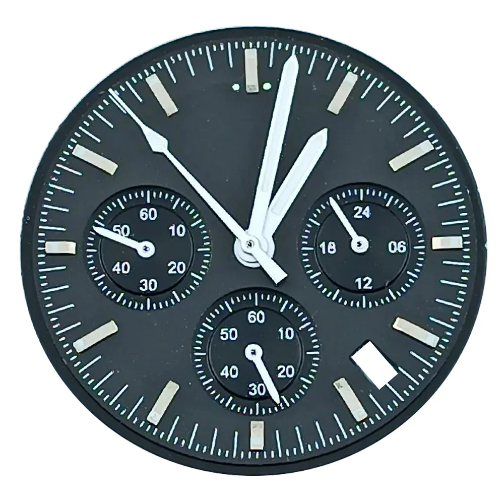 Cadran de montre Krasnoman VK63 avec logo personnalisé, accessoires de montre, cadran lumineux C3, ajustement du mouvement VK63, super vert, 32.5mm