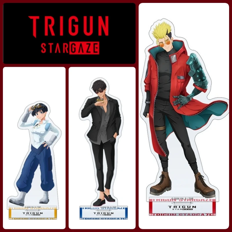 15cm Anime Trigun Stargaze Vash the Stampede Acrylic Stand Meryl Stryfe tabletop figures ornaments Holiday Gifts